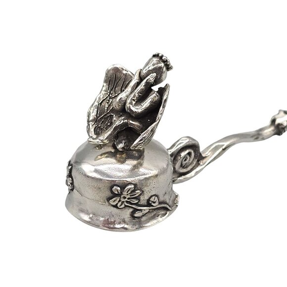 Metal Morphosis Candle Snuffer Angel By Kaycee Binns 8" Detailed Handcrafted USA - Picture 4 of 16